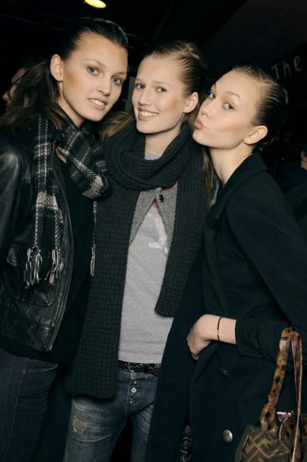 Toni Garrn Ali Stephens And Karlie Kloss Alexander Wang Fw09 Photo By